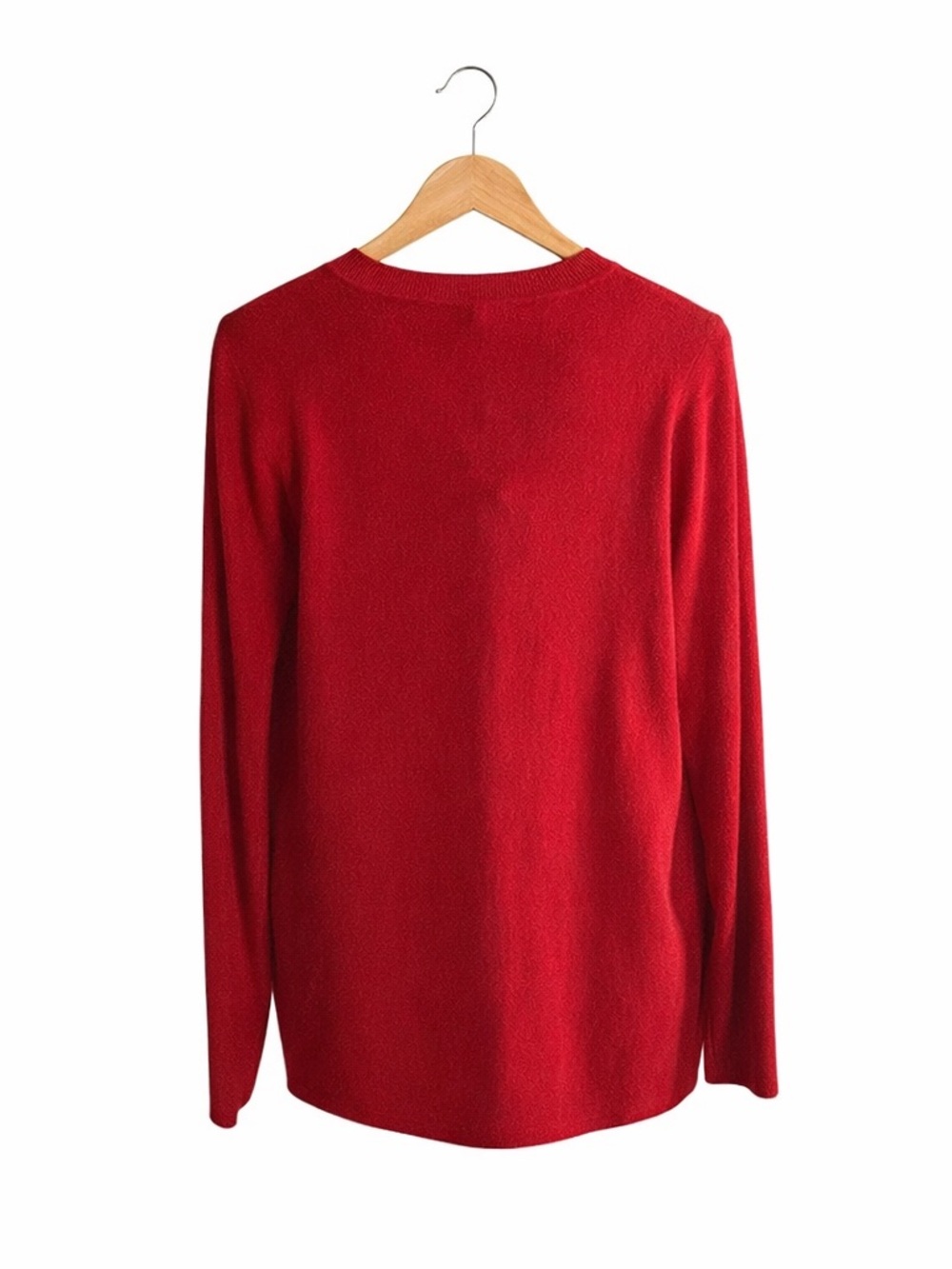 NWT Anne Klein Poppy Red Open Cardigan - Picture 2 of 9